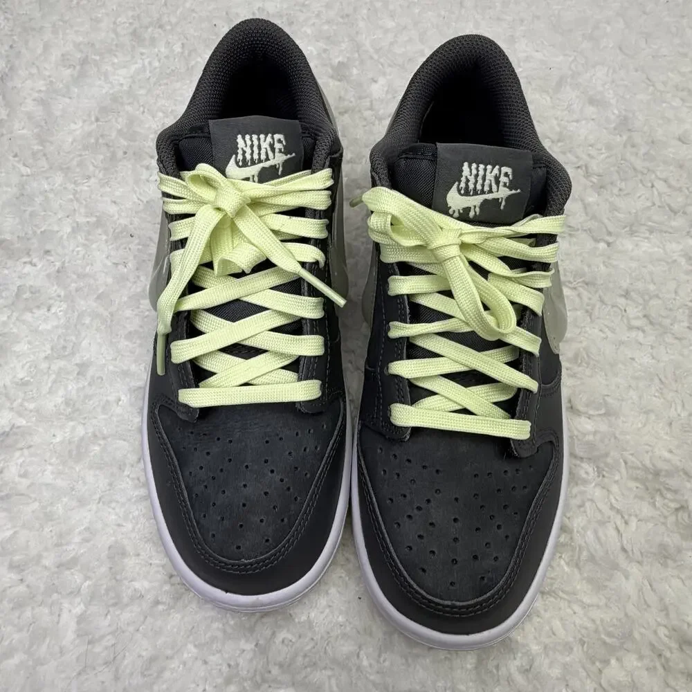 Nike Dunk Low GS Glow in the Dark Charcoal Size 5 Youth